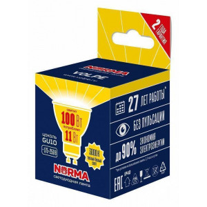 Лампа светодиодная Volpe LED-JCDR GU10 11Вт 3000K UL-00011004 Лампа светодиодная Volpe LED-JCDR GU10 11Вт 3000K UL-00011004