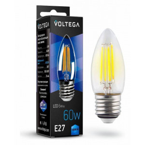 Лампа светодиодная Voltega Candle E27 6W 7029