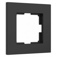 Рамка на 1 пост Werkel Slab черный матовый W0012908