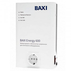 Стабилизатор напряжения BAXI Energy 600 инверторный 450 Вт ST60001 Стабилизатор напряжения BAXI Energy 600 инверторный 450 Вт ST60001