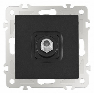 ТВ-розетка без рамки Arte Milano am-206 206.42-1.black