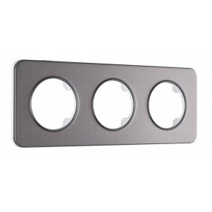 Рамка на 3 поста Arte Milano am-502.07 502.07-3.grey Рамка на 3 поста Arte Milano am-502.07 502.07-3.grey