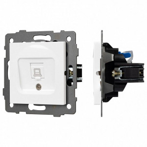 Розетка Ethernet RJ-45 и со шторками, без рамки Arlight SCT 049842