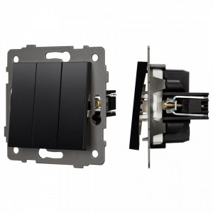 Выключатель трехклавишный без рамки Arlight SWT 049897