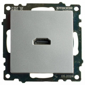 Розетка HDMI без рамки Stekker Катрин 50061 Розетка HDMI без рамки Stekker Катрин 50061
