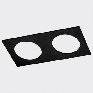 Рамка на 2 светильника Italline SP SP 02 black Рамка на 2 светильника Italline SP SP 02 black