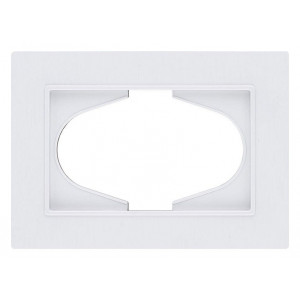 Рамка для двойной розетки Kollinger Eleganz Plex EP120WH Рамка для двойной розетки Kollinger Eleganz Plex EP120WH