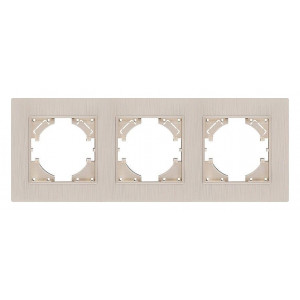 Рамка на 3 поста Kollinger Eleganz Plex EP3GD Рамка на 3 поста Kollinger Eleganz Plex EP3GD