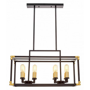 Подвесной светильник LUMINA DECO Waldorf LDP 1140-8 BK+MD