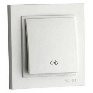 Выключатель перекрестный одноклавишный Mono Electric Despina 102-010025-112 Выключатель перекрестный одноклавишный Mono Electric Despina 102-010025-112
