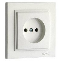 Розетка без заземления Mono Electric Despina 102-252522-116