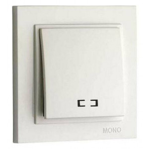 Выключатель одноклавишный с подсветкой Mono Electric Despina 102-252525-101 Выключатель одноклавишный с подсветкой Mono Electric Despina 102-252525-101