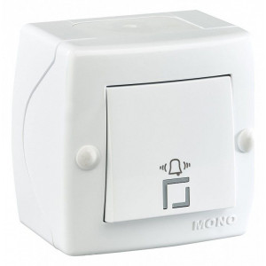 Кнопка звонка Mono Electric Octans IP20 104-010101-107 Кнопка звонка Mono Electric Octans IP20 104-010101-107