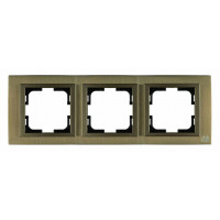 Рамка на 3 поста Mono Electric Chrome 106-430000-162