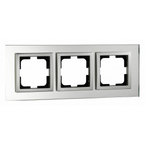 Рамка на 3 поста Mono Electric Style Glass 107-700000-162 Рамка на 3 поста Mono Electric Style Glass 107-700000-162