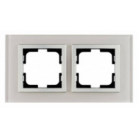 Рамка на 2 поста Mono Electric Style Glass 107-710000-161