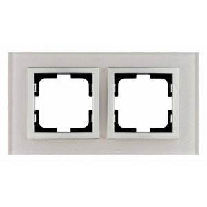 Рамка на 2 поста Mono Electric Style Glass 107-710000-161 Рамка на 2 поста Mono Electric Style Glass 107-710000-161