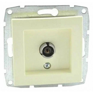 ТВ-розетка проходная без рамки Mono Electric Despina / Larissa 500-001705-137 ТВ-розетка проходная без рамки Mono Electric Despina / Larissa 500-001705-137