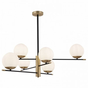 Люстра на штанге Maytoni Nostalgia MOD048PL-06G Люстра на штанге Maytoni Nostalgia MOD048PL-06G