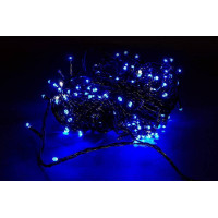 Гирлянда нить Sneha A-244 200 LED 20 м синий свет с мерцанием A-244 BLUE/WITH FLASH
