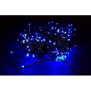 Гирлянда нить Sneha A-244 200 LED 20 м синий свет с мерцанием A-244 BLUE/WITH FLASH