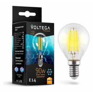 Лампа светодиодная Voltega Globe E14 9W Graphene 7136