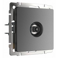 ТВ-розетка без рамки Werkel графит матовый W1183064