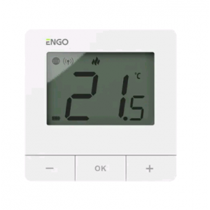 Терморегулятор ZigBee ENGO Controls E25BATW накладной на батарейках белый E25BATW Терморегулятор ZigBee ENGO Controls E25BATW накладной на батарейках белый E25BATW